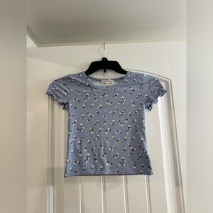 Wild Daisy Floral Shirt                            Kids Size - 8